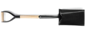 Garden Shovel Forged Steel — 1750 to 2150 GM