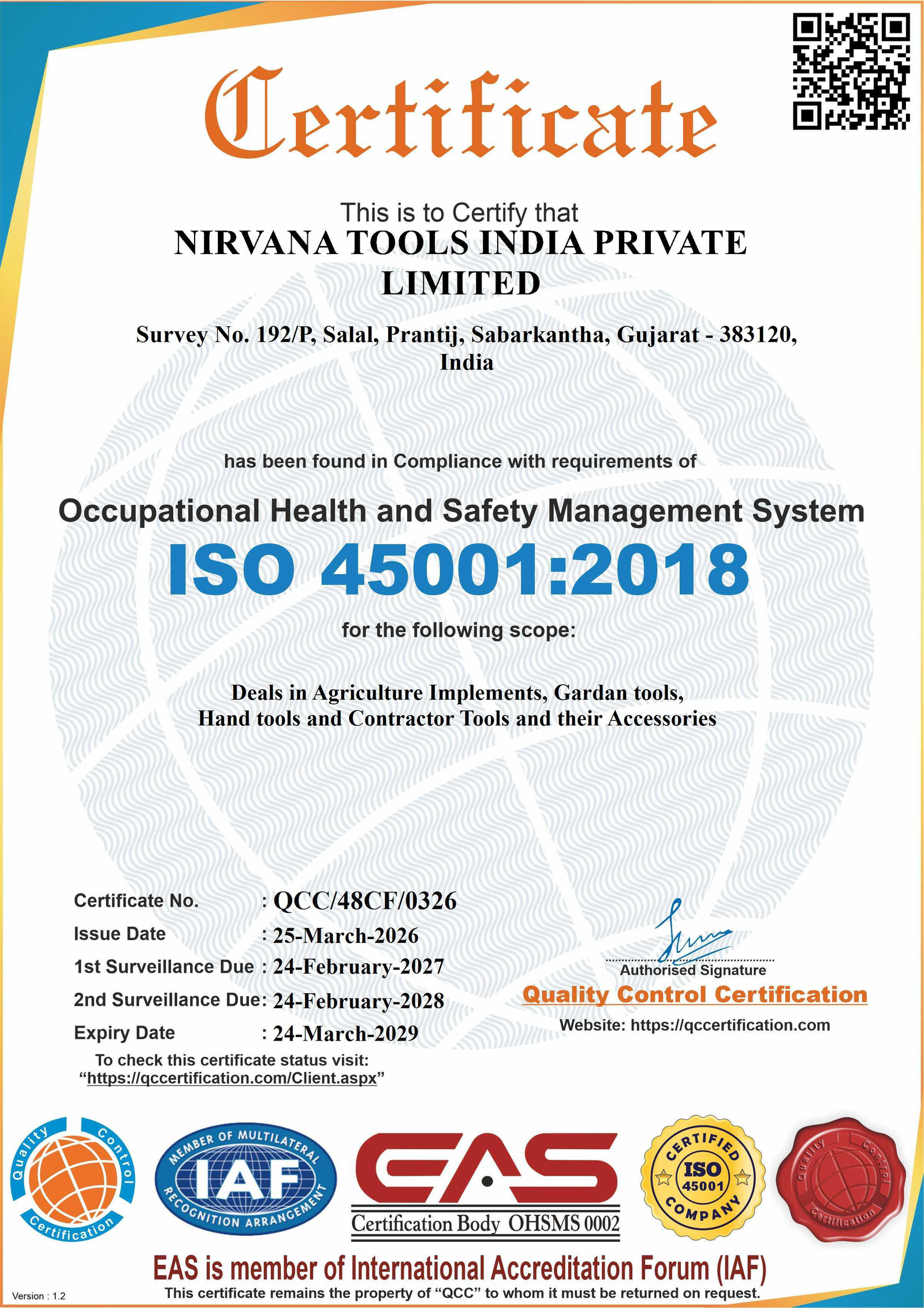 ISO Certificate 3