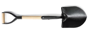 Round Treaded Shovel Forged — 1 to 2 KG